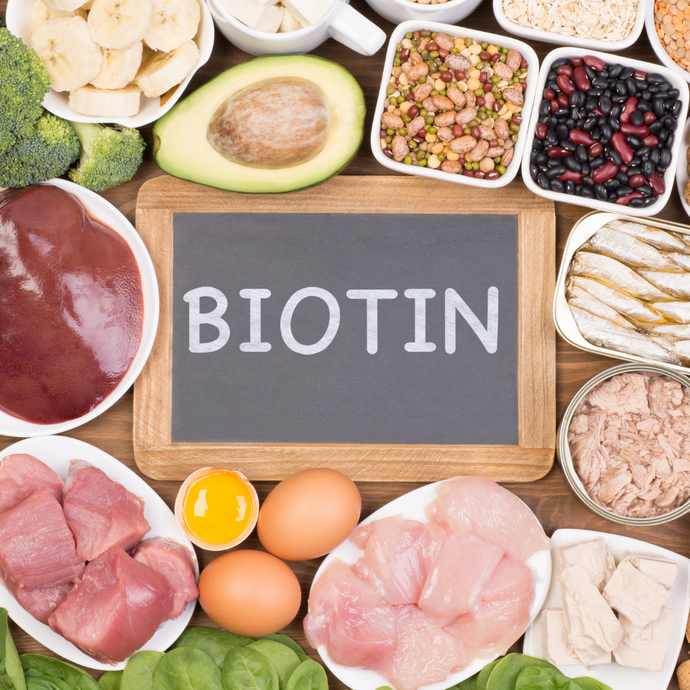 Biotin (a.k.a. vitamin B-7) must be absorbed from your diet and helps convert food into energy!