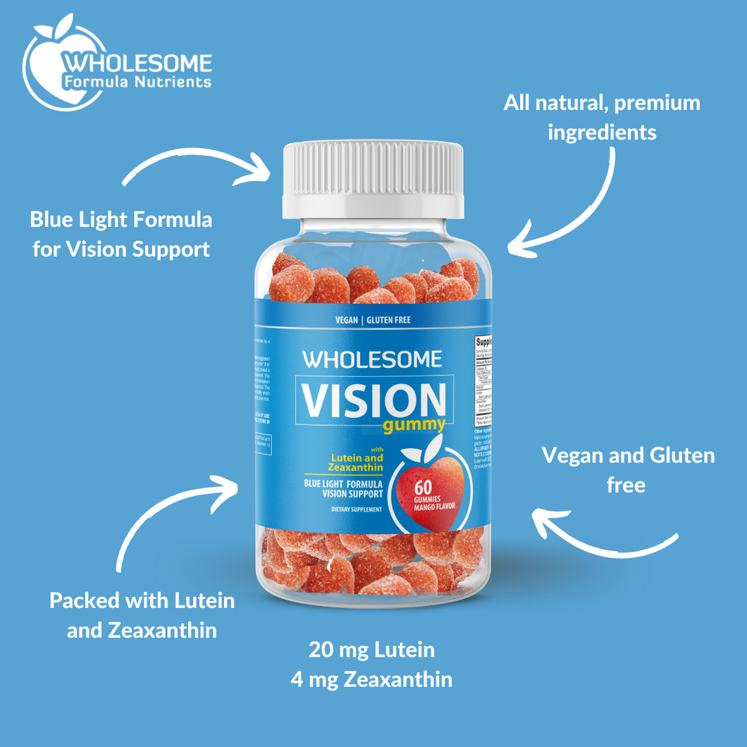 Lutein Gummies with Zeaxanthin | Wholesome Vision